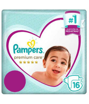 6 paquetes de Pañales Pampers Premium Care