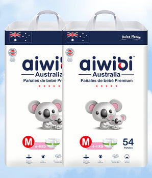 Manga de pañales Aiwibi Dulce Noche - 2 Paquetes