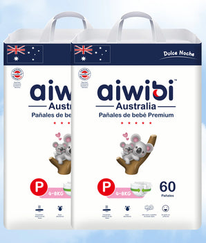 Manga de pañales Aiwibi Dulce Noche - 2 Paquetes