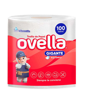 TOALLA PAPEL OVELLA 100METROS