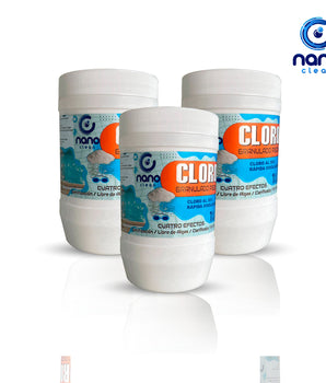 CLORO GRANULADO PARA PISCINA NANO CLEAN 6 KILOS