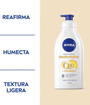 CREMA CORPORAL NIVEA Q10 REAFIRMANTE 1000ML