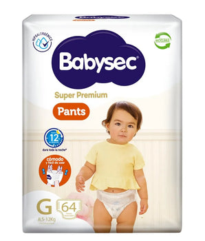 PAÑAL BABYSEC PANTS SUPER PREMIUM G