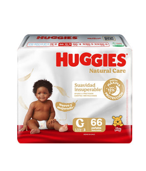 PAÑAL HUGGIES NATURAL CARE QUINCENAL
