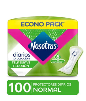 PROTECTORES DIARIOS NOSOTRAS 100UNIDADES