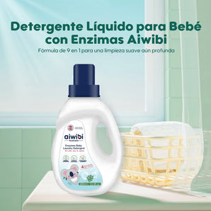 DETERGENTE LIQUIDO PARA BEBES AIWIBI 1000ML