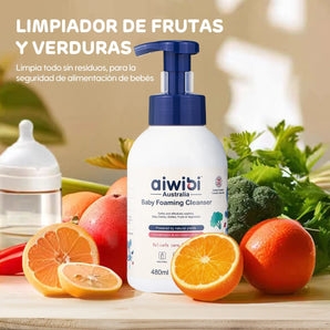 LIMPIADOR DE FRUTAS VERDURAS Y MAMADERAS AIWIBI 480ML