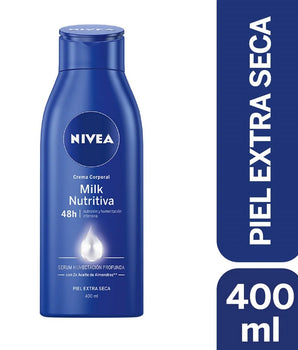 CREMA CORPORAL NIVEA MILK NUTRITIVA 400ML