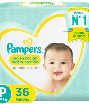 PAÑAL PAMPERS PREMIUM CARE P/36