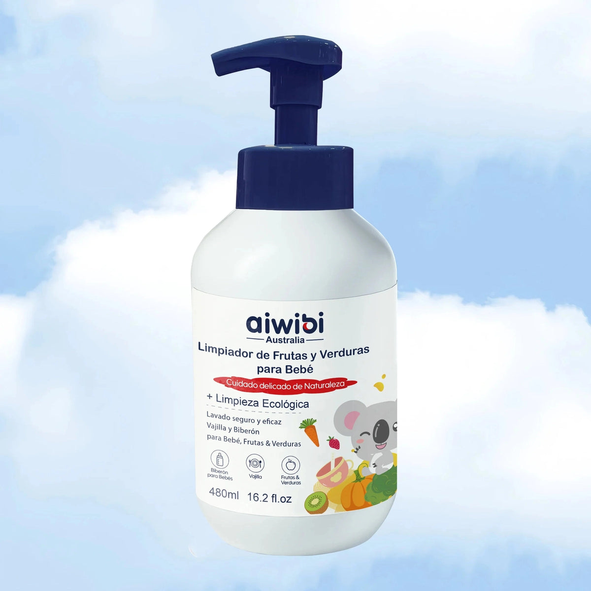 Verduras y Mamaderas Aiwibi 480 ml