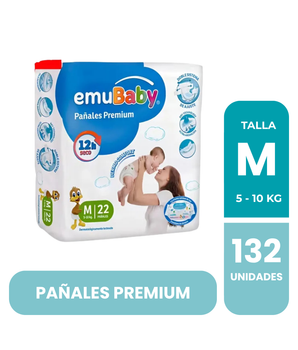 MANGA DE PAÑALES EMUBABY 6 PAQUETES