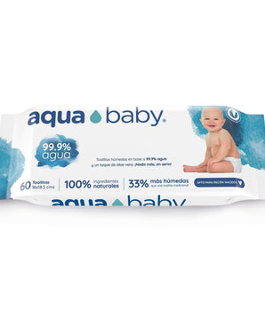 TOALLITAS HUMEDAS AQUA BABY 60 UN