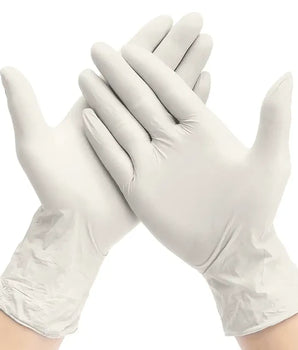 GUANTES LATEX SENSITIVE BLANCO 100 UNIDADES