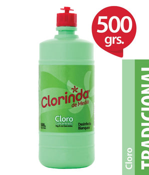 CLORO CORRIENTE CLORINDA CONCENTRADO 500 ML