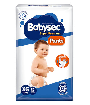 PAÑAL BABYSEC PANTS SUPER PREMIUM XG/52