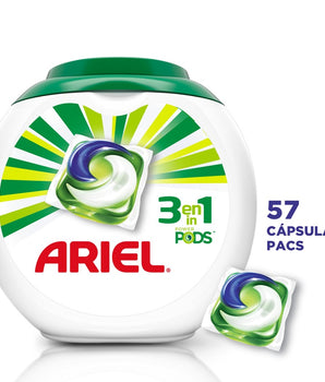 DETERGENTE ARIEL PODS 57 UNIDADES