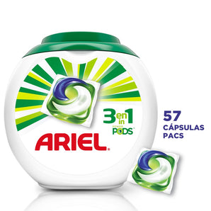 DETERGENTE ARIEL PODS 57 UNIDADES