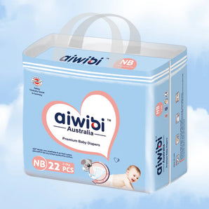 Manga de pañales Aiwibi Premium Recien Nacido - 3 Paquetes