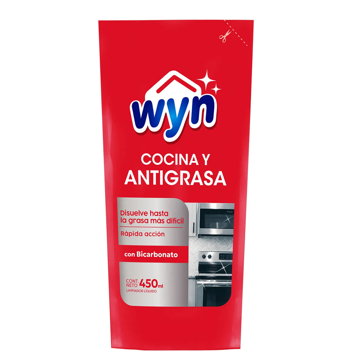 ANTIGRASA WYN RECARGA DOYPACK 450ML