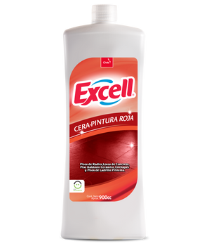 CERA PINTURA ROJA EXCELL 900CC