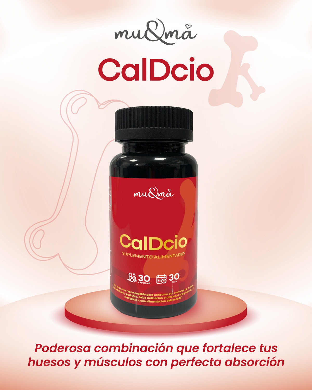 SUPLEMENTO CALDCIO MU Y MA 30 CAPSULAS