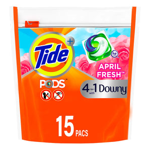 DETERGENTE TIDE PODS CON DOWNY 15 UNID