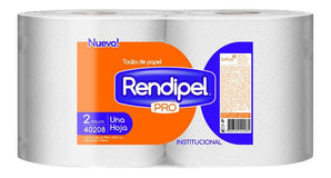Toalla de Papel Rendipel 2 rollos de 190 metros C/U
