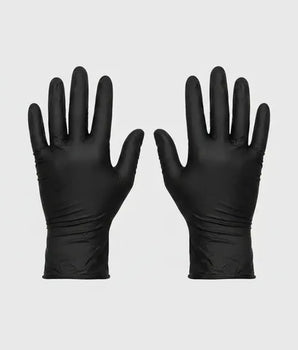 GUANTES NITRILO KINGFA NEGRO  100 UNIDADES