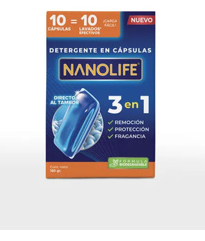 DETERGENTE PODS NANOLIFE 10X