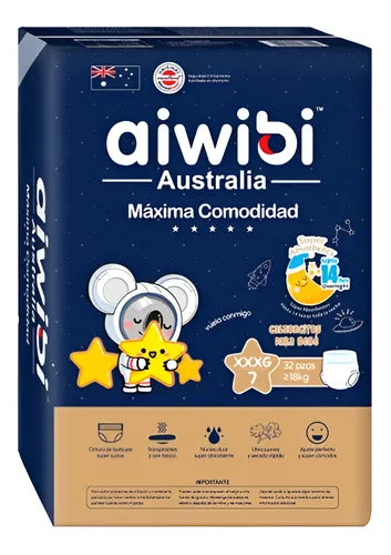 AIWIBI PAÑAL PANT XXXG 32 UNID.