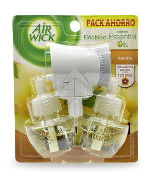 AMBIENTAL ELECTRICO CON REPUESTO X2 AIRWICK VAINILLA