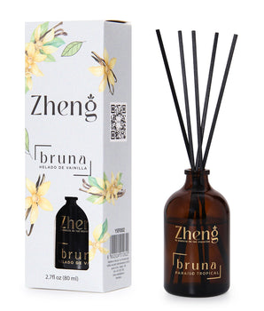 DIFUSOR CON 5 VARILLAS ZHENG PREMIUM HELADO DE VAINILLA 80M