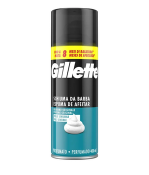 ESPUMA DE AFEITAR GILLETTE PIEL SENSIBLE 400ML