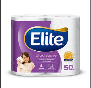 PAPEL HIGIENICO ELITE ULTRA 4X50 METROS