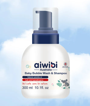 ESPUMA DE BAÑO Y SHAMPOO AIWIBI 300ML