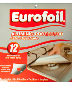 FILM ALUMINIO EUROFOIL PROTECTOR COCINA 12 UNIDADES