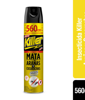 INSECTICIDA KILLER ARAÑAS Y CUCARACHAS 560CM3