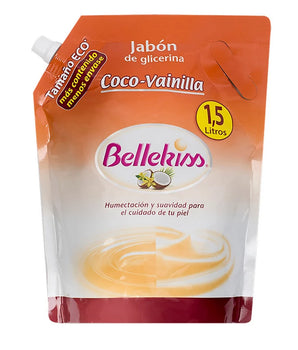 JABON LIQUIDO BELLEKISS COCO VAINILLA GLICERINA 1.5