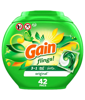 DETERGENTE GAIN PODS ORIGINAL 42 UNID