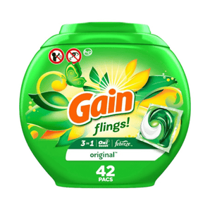 DETERGENTE GAIN PODS ORIGINAL 42 UNID
