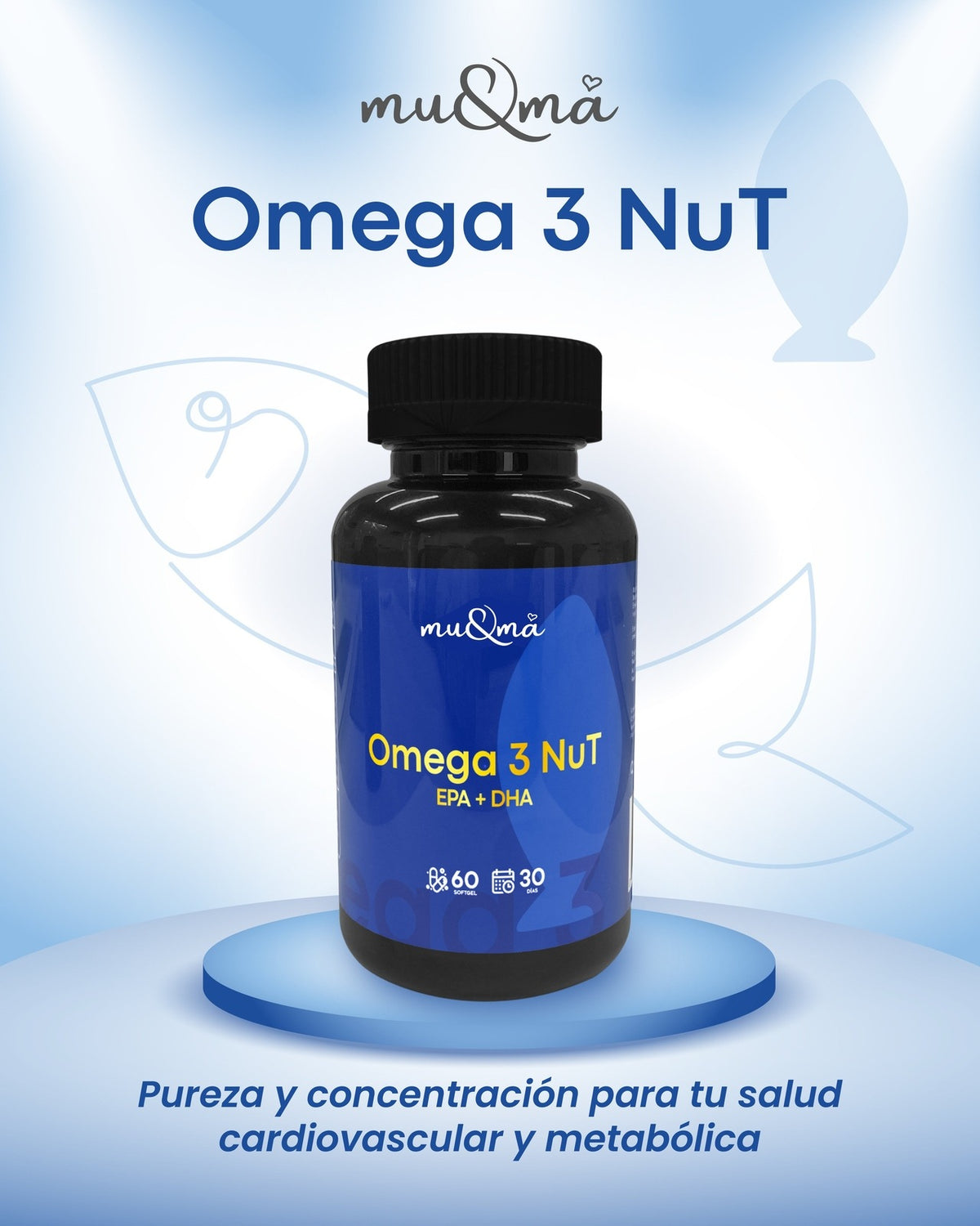 OMEGA 3 NUT MU Y MA 30 CAPSULAS