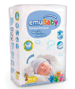 PAÑAL EMUBABY RECIEN NACIDO 40