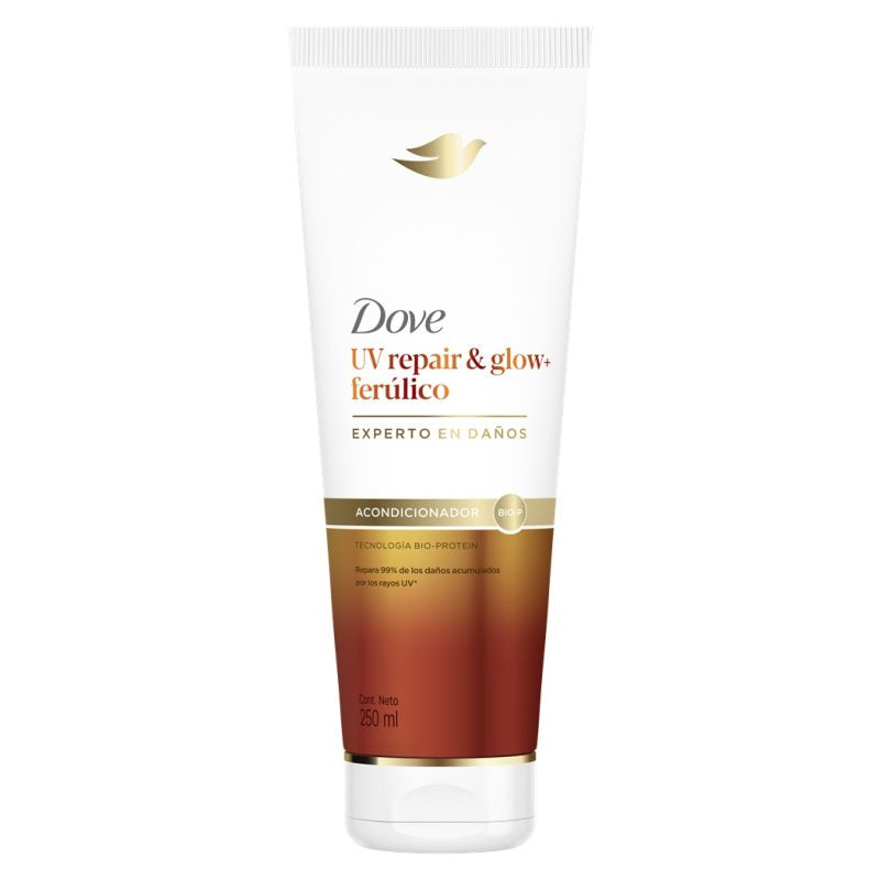 ACONDICIONADOR DOVE UVREPAIR & GLOW + FERULICO 250ML