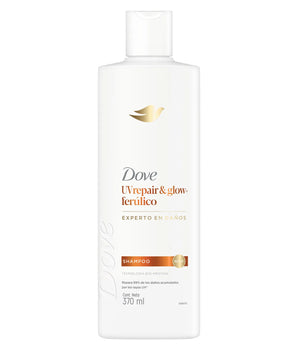SHAMPOO DOVE UVREPAIR & GLOW + FERULICO 370ML
