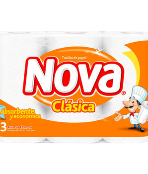 TOALLA PAPEL NOVA CLASICA 3X12 MTS