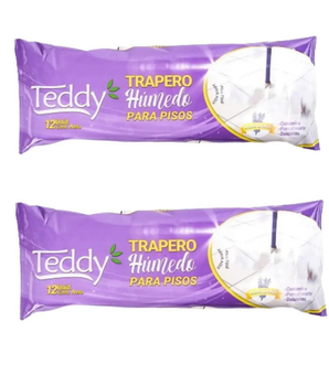 Trapero Húmedo Todo Piso Marca Teddy 12 Unidades