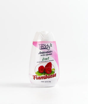 Aromatizante Ambiental Teddy Cono en gel 2 en 1 212g Frambuesa