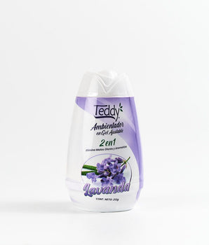Aromatizante Ambiental Teddy Cono en gel 2 en 1 212g Lavanda