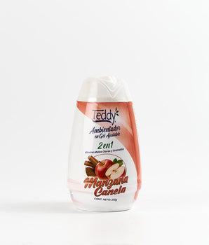 Aromatizante Ambiental Teddy Cono en gel 2 en 1 212g Manzana / Canela