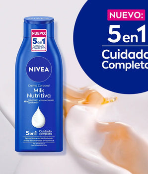 CREMA CORPORAL NIVEA MILK NUTRITIVA 400ML